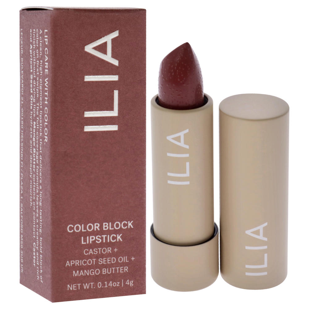 ILIA Beauty Color Block Lipstick - Wild Rose by ILIA Beauty for Women - 0.14 oz Lipstick