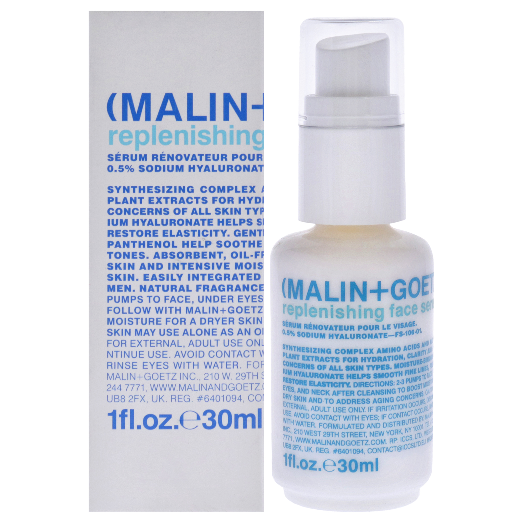 Malin+Goetz Replenishing Face Serum by Malin + Goetz for Women - 1 oz Serum