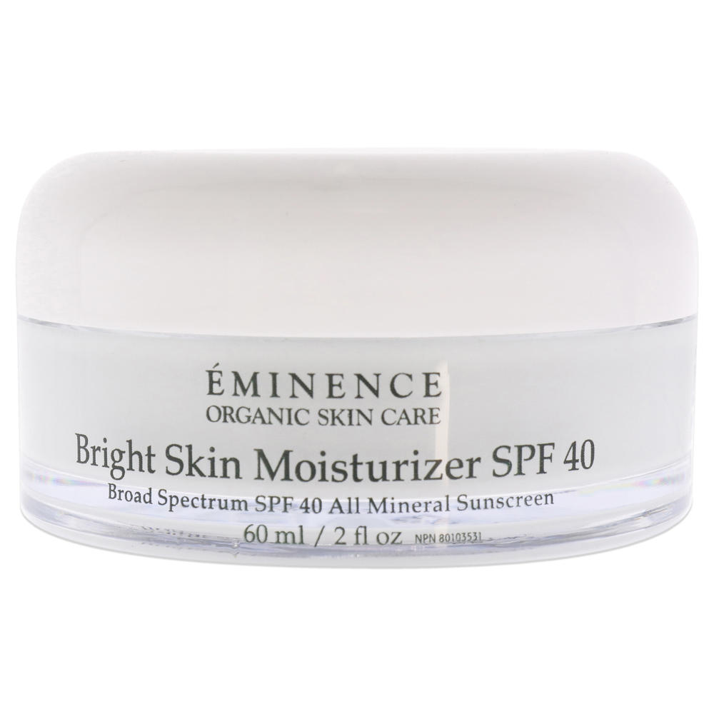 Eminence Bright Skin Moisturizer SPF 40 by Eminence for Unisex - 2 oz Sunscreen