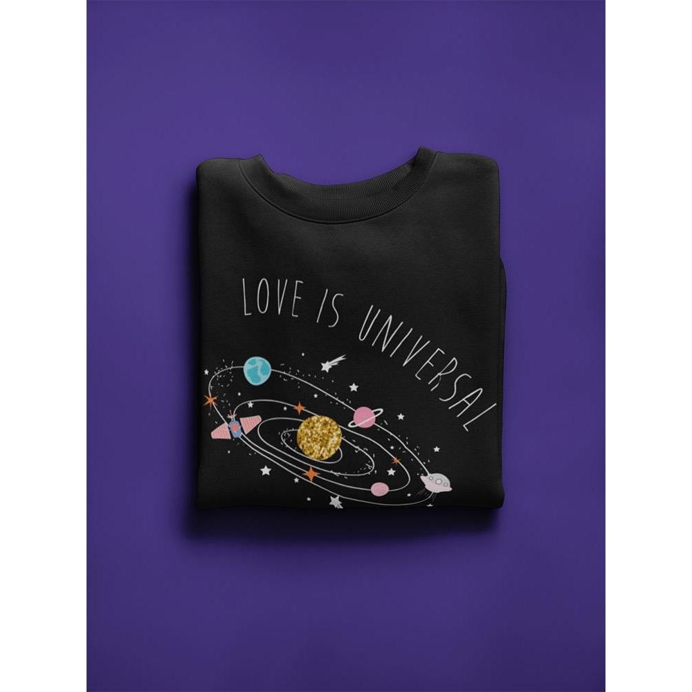 SmartPrints Graphic Streetwear Planets In The Galaxy Design Sweatshirt ...