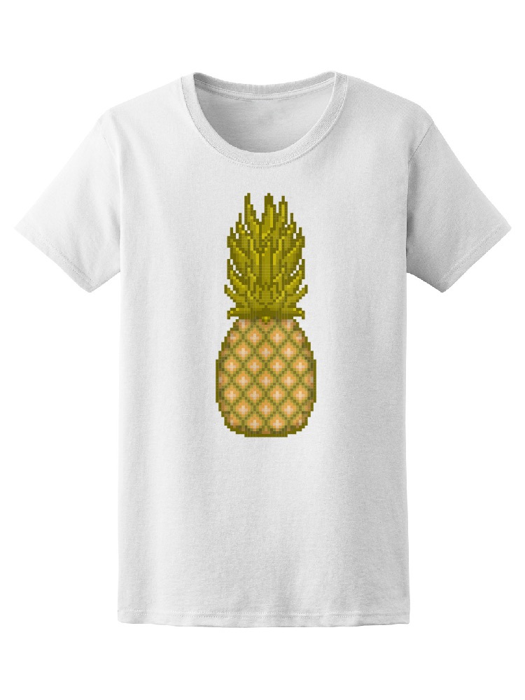 Smartprints Graphic Streetwear Pixel Art Pineapple Tee