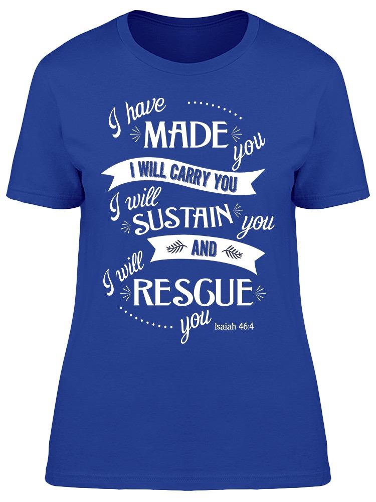 Smartprints Graphic Streetwear Isaiah 46 4 Tee Women S Image By Shutterstock