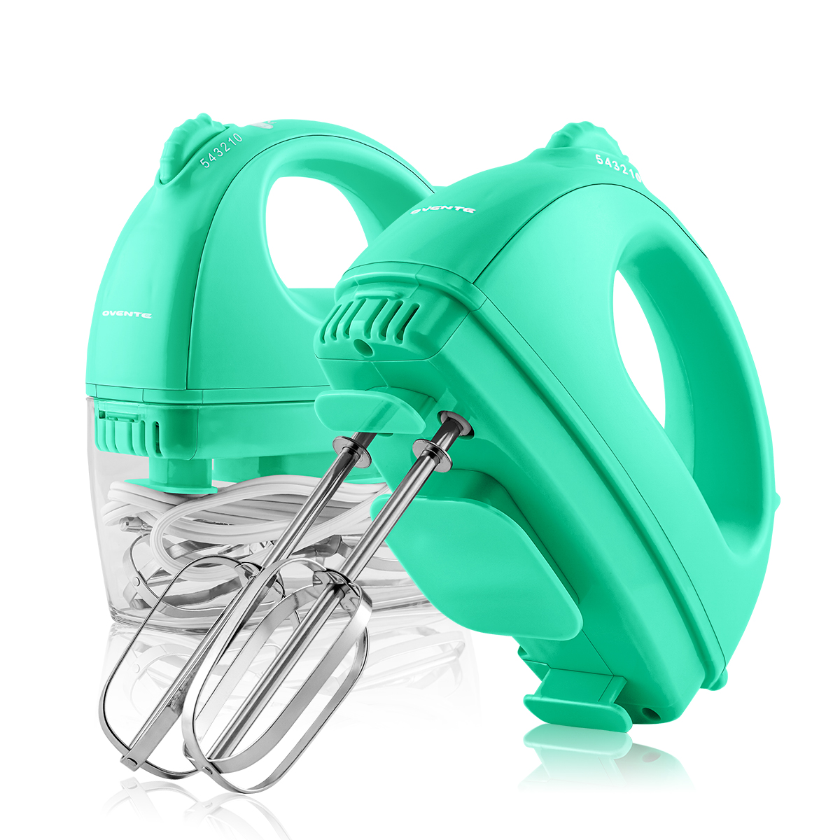 Ovente Portable Electric Hand Mixer 5 Speed Mixing 150W Powerful