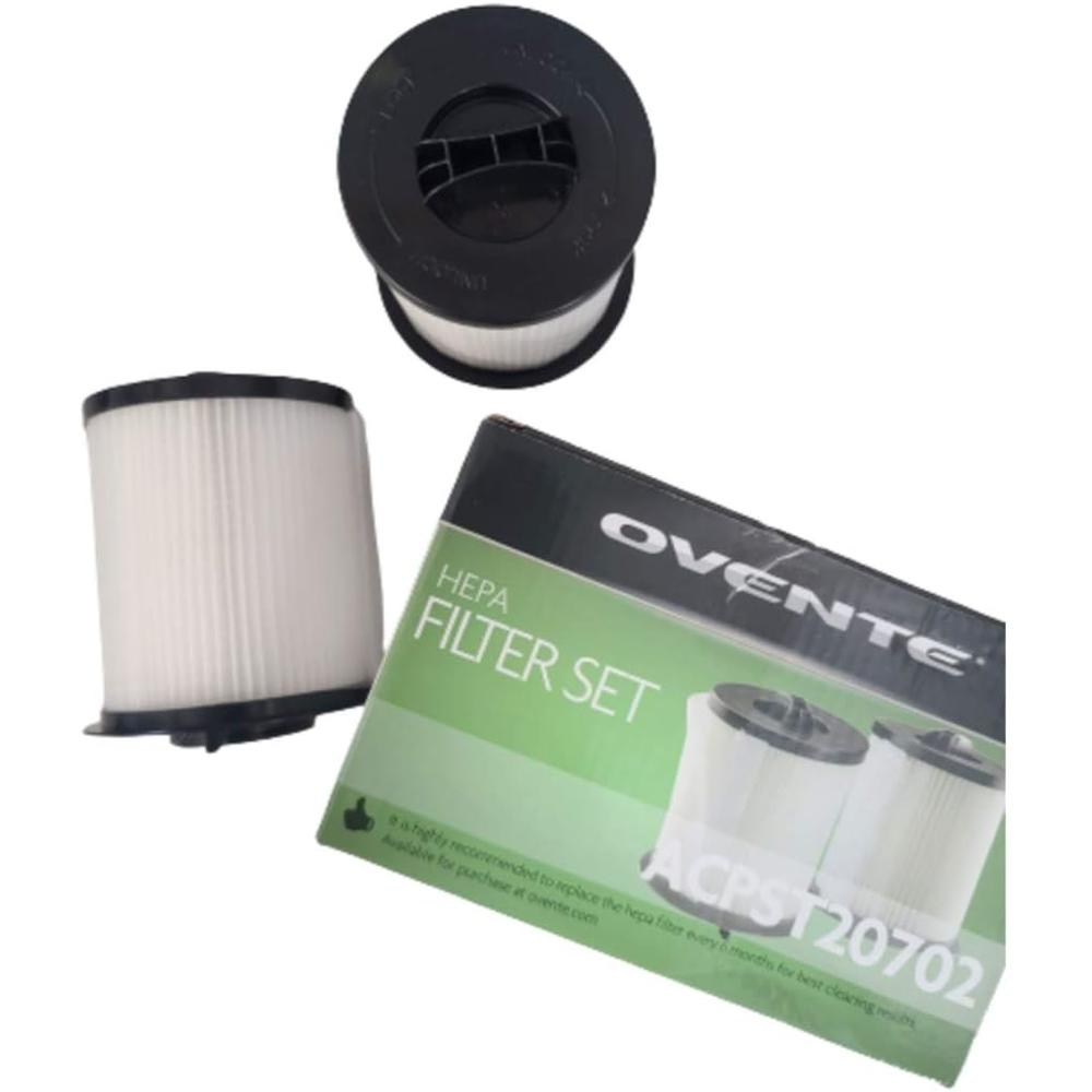 Ovente Premium HEPA Air Filter Replacement for ST2000 & ST2010 Bagless Vacuum Cleaner 99.9% Filtration, Pack of 2 ACPST20702