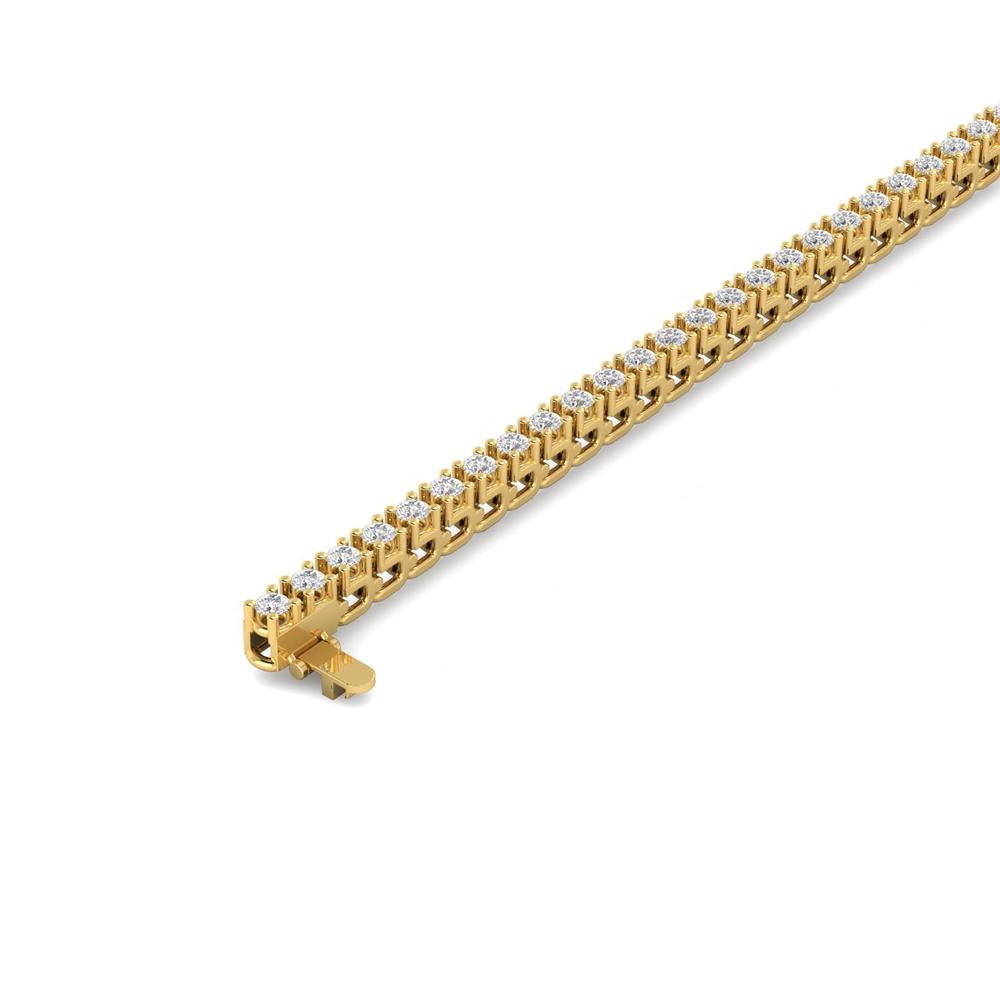 Inara Diamonds 5.00ctw Diamond Tennis Bracelet in 14k Yellow Gold