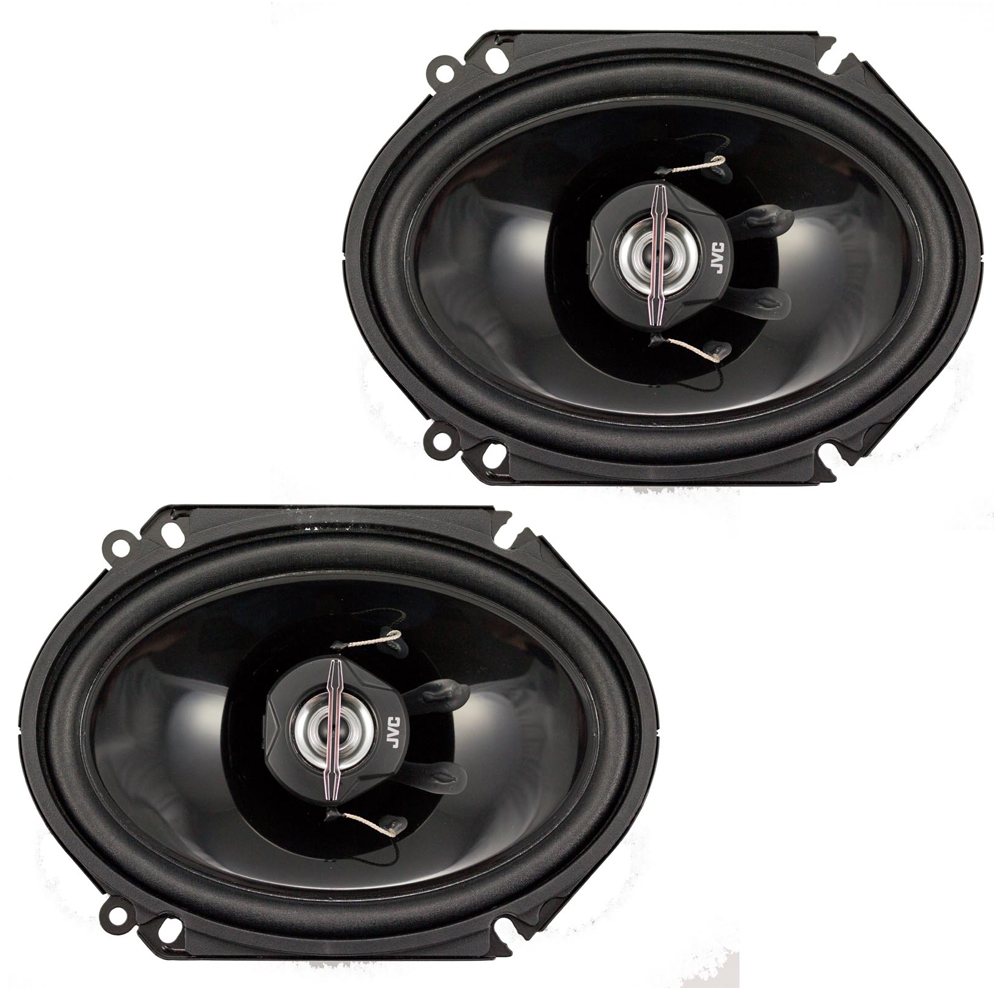 JVC Kenwood JVC CSJ6820 250W 6x8" 2-Way J Series Coaxial Car Speakers (Pair)