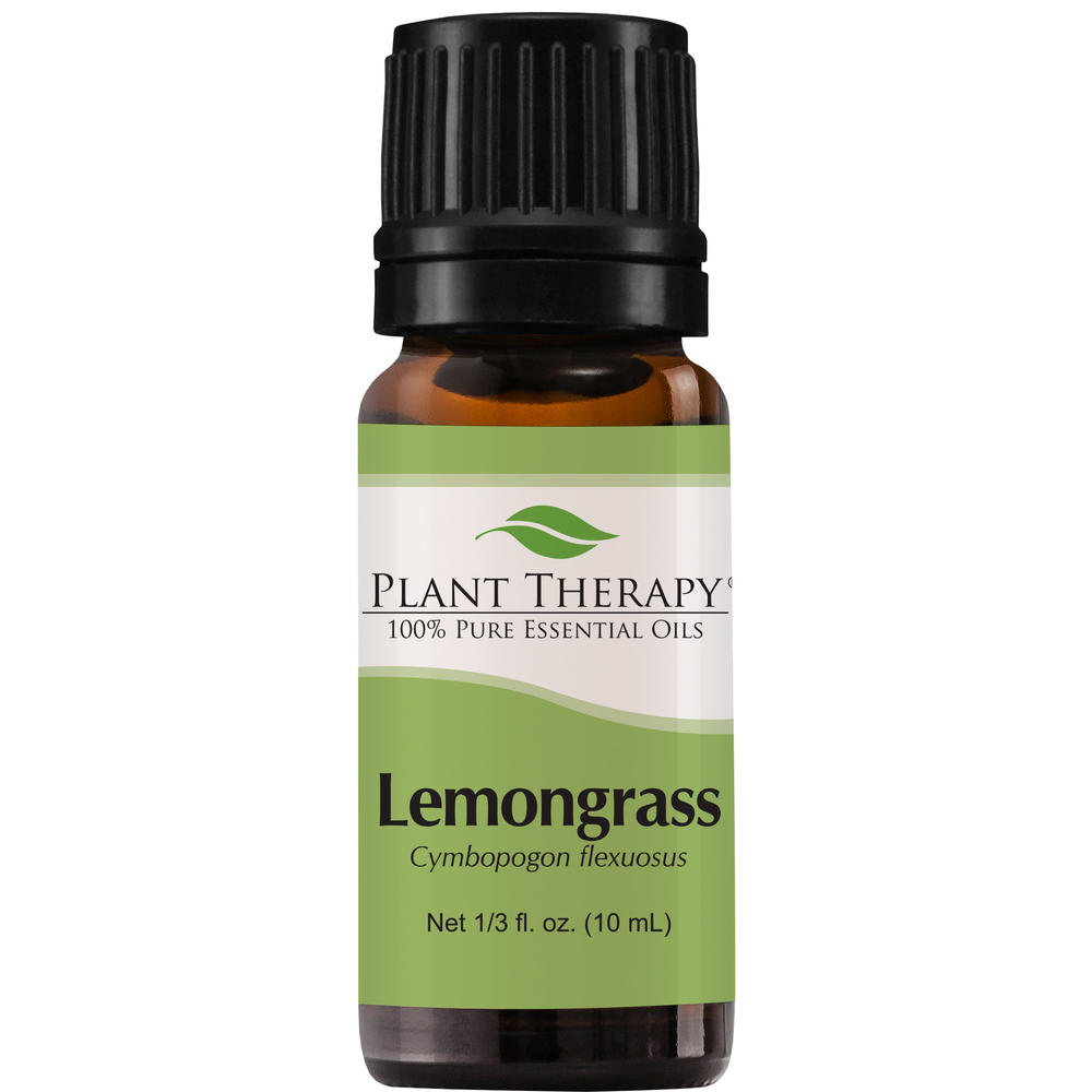 Plant Therapy Essential Oils Plant Therapy Lemongrass Essential Oil | 100% Pure, Undiluted, Natural Aromatherapy, Therapeutic Grade | 10 mL (1/3 oz)