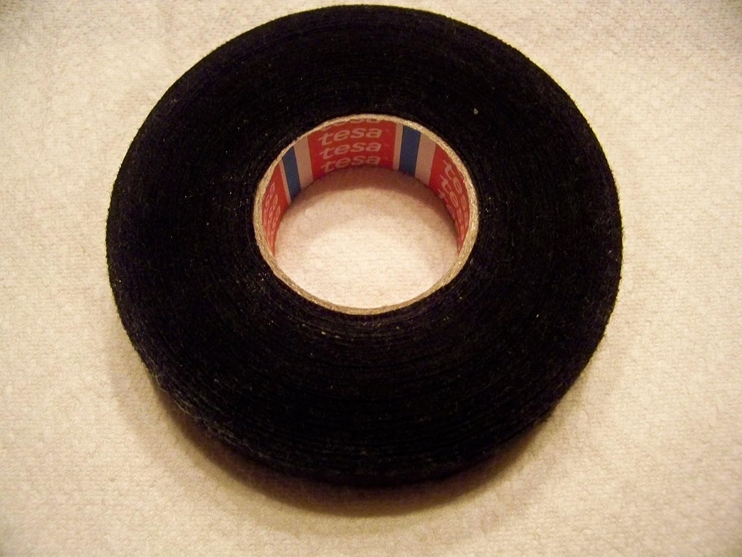 generic generic 5 Rolls Tesa Black Fuzzy Fleece Interior Wire Loom Harness Tape for VW,