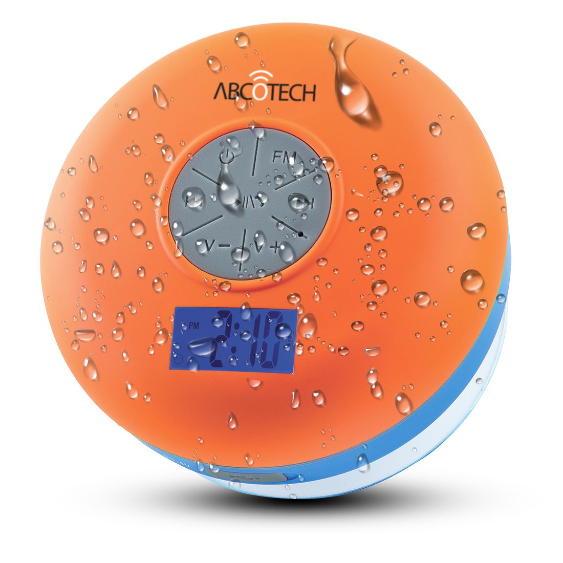 Hipe Waterproof Bluetooth Stereo Shower Speaker Handsfree Speakerphone Abco Tech Bluetooth Shower Speaker Waterproof Wireless Portable Audio Hands Free Speakerphone Fm Radio With Strong