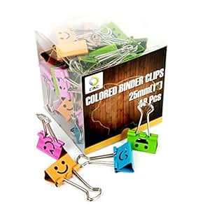 modb00keqm9fo cbc smiling binder clips 1 inch wide 2 5 inch