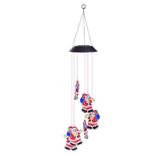 Aplus 11swc003 Santa 00 Solar Led Light Wind Chime Color Aplus Santa Solar Led Light Wind Chime Color Changing Lighting Home Valentine Xmas Decor
