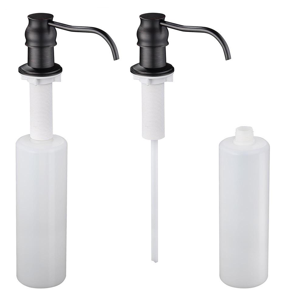 Yescom Built In Soap Dispensers Liquid Lotion Pump for Kitchen Bathroom Sink Refillable 400ml ORB