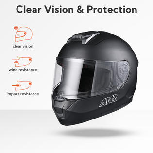 AplusBuy AHR RUN-F3 Full Face Motorcycle Helmet DOT Removable Liner Street Bike Adult L AplusBuy AHR RUN-F3 Full Face Motorcycle Helmet DOT Removable Liner Street Bike Adult L