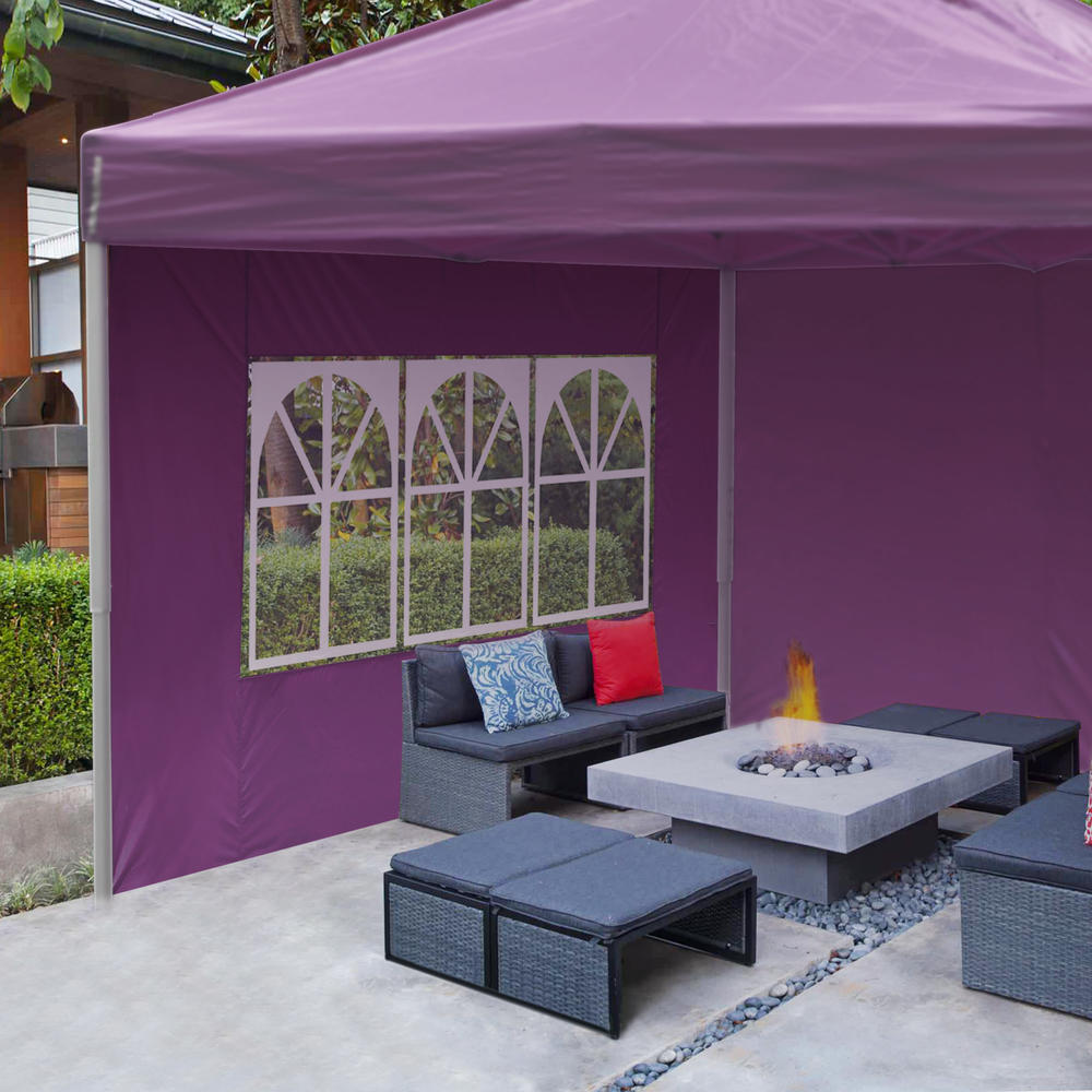 Instahibit Privacy Window Sidewall UV30+ Fits 10x10ft Canopy Garden 1 Piece
