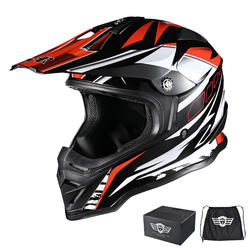 AHR H-VEN25 Full Face Helmet DOT Adult Outdoor Motocross Off-Road Dirt Bike XL