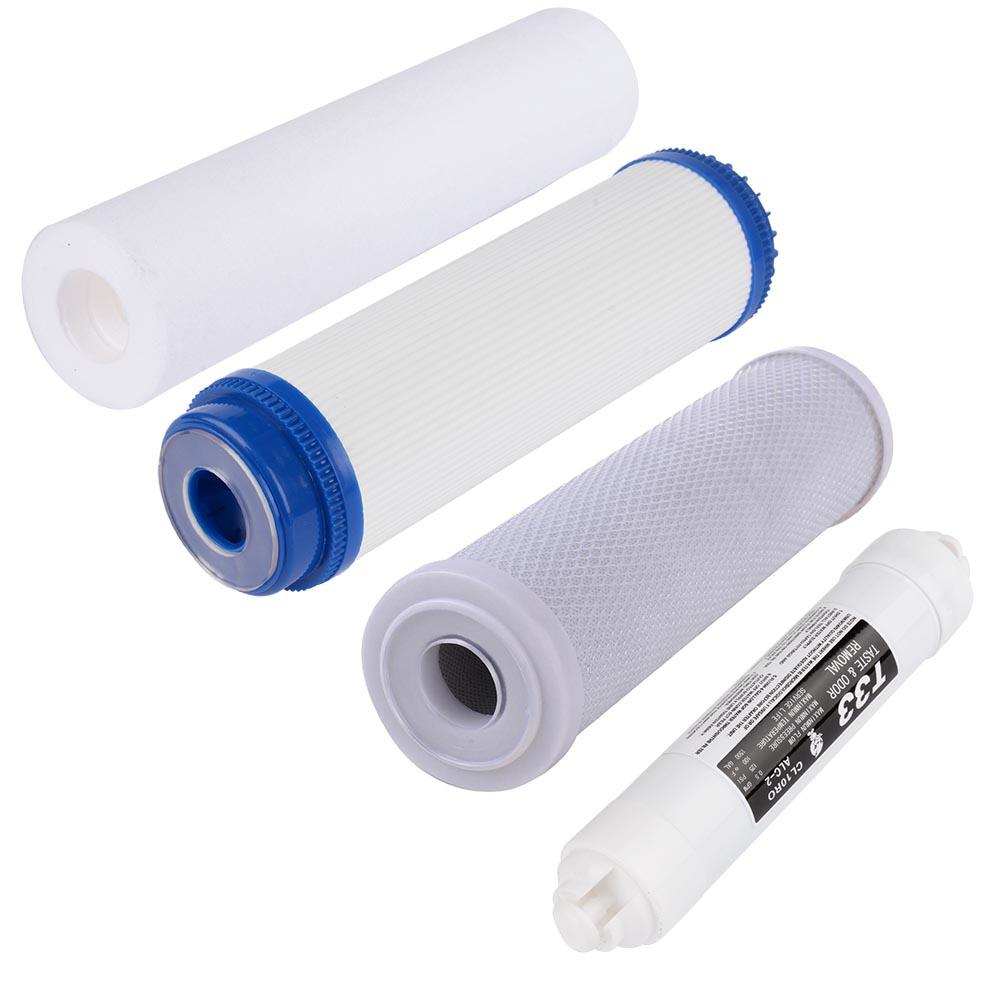 Yescom 1 set 4 pcs RO Replacement Filters fit for 5 stage Reverse Osmosis System