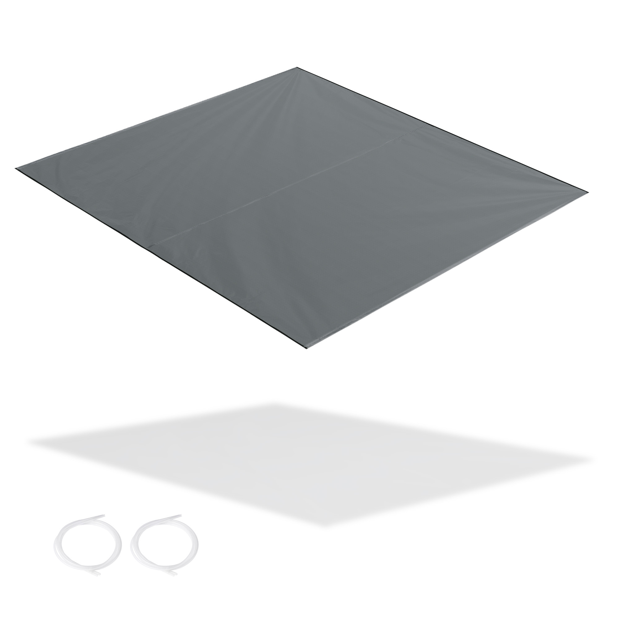 Yescom Car Side Awning replacement 6.5x7.8 Ft Rooftop Tent UV50+(Only Awning Replacement Fabric Grey）