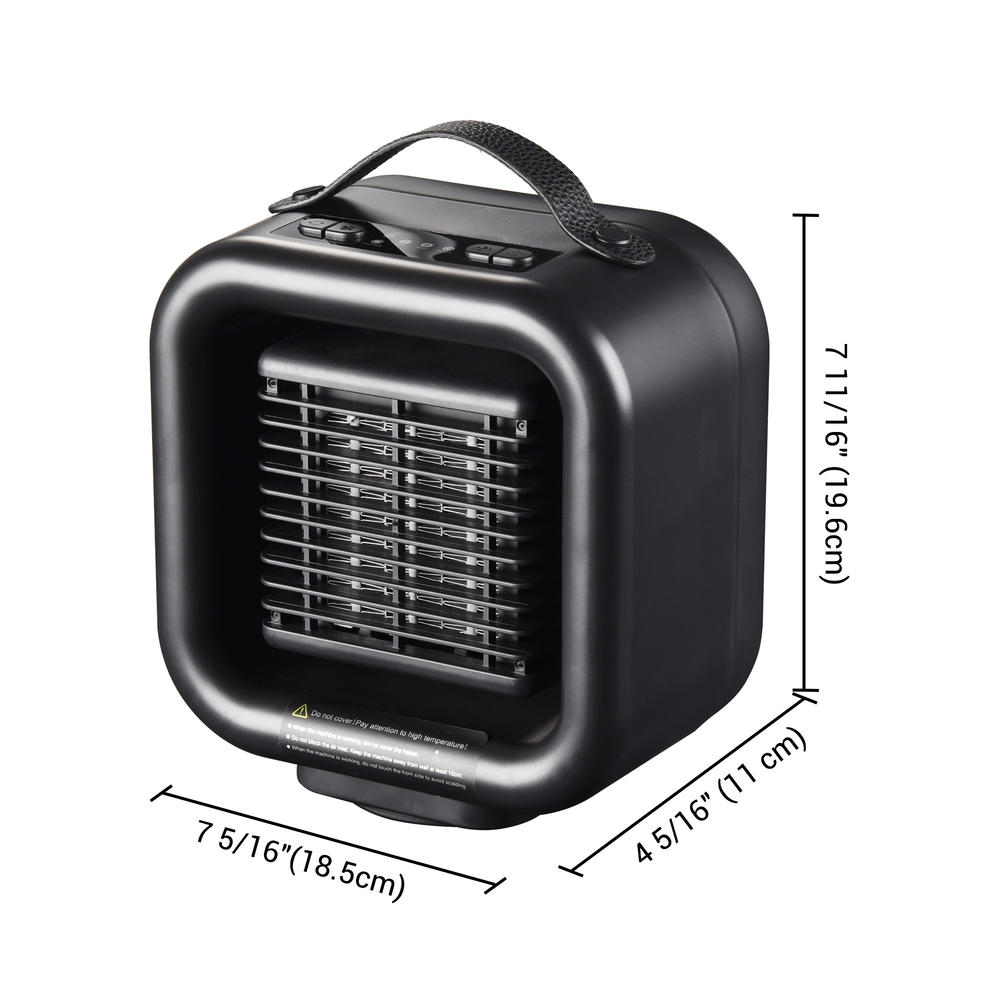 Yescom 4 Pack 1000W Mini PTC Oscillating Ceramic Heater Fan Warm Cool Overheat Protect