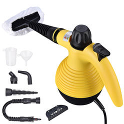Yescom 1050W  Multipurpose Handheld Pressurized Steam Cleaner Home Portable Steamer with Accessory Kit, Chemical-free Rolling