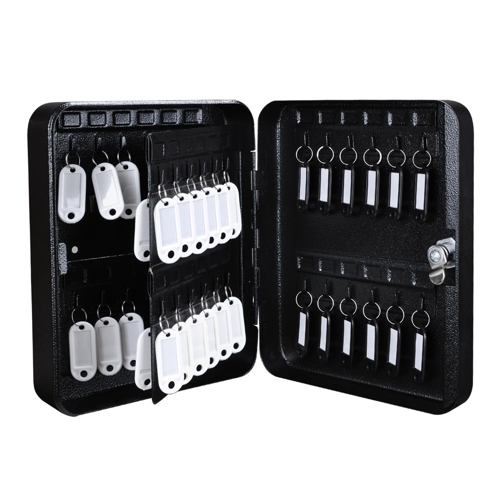 Metal Locking Storage Cabinet Aplus 48 Hook Key Box W Tag Metal Safe Home Car Lock Storage Case Cabinet