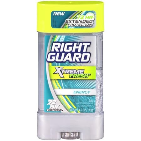 Right Guard NEW Right Guard Xtreme Fresh Energy Gel 72 HR Protection Antiperspirant & Deodorant 4oz