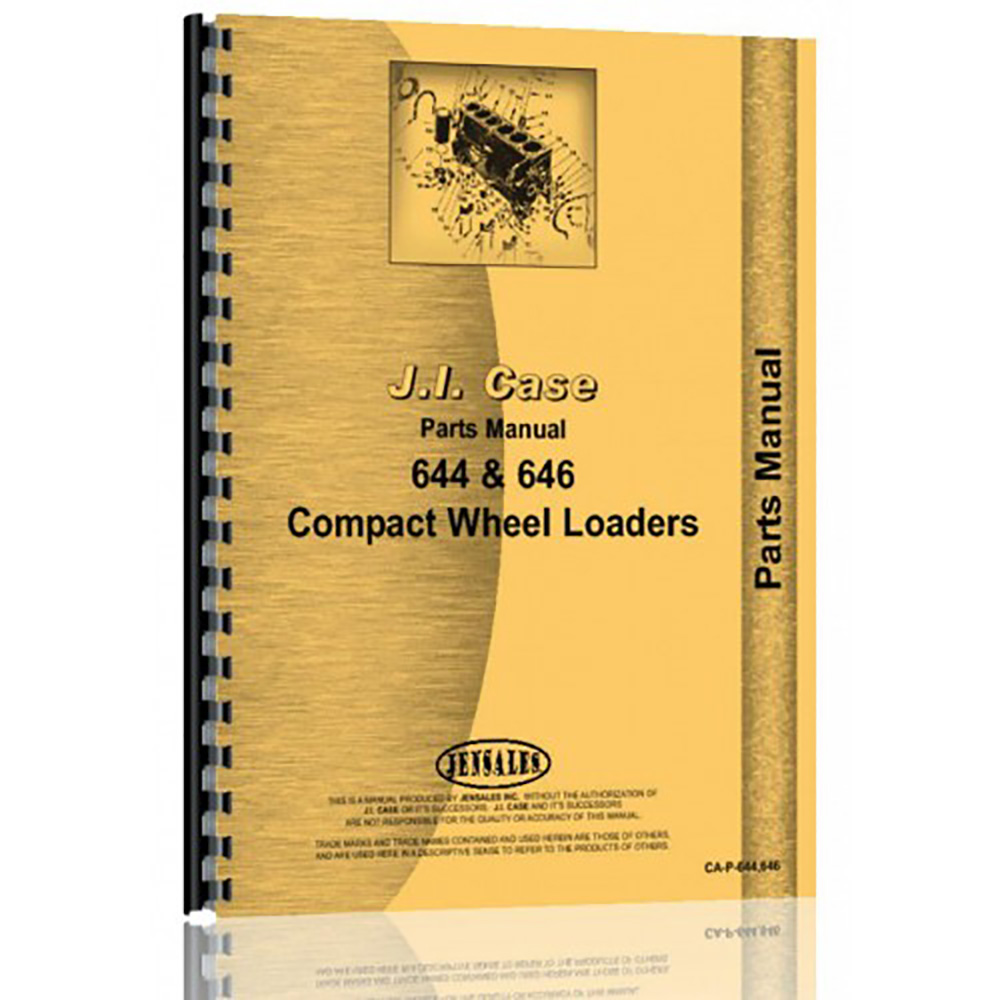 Aftermarket Case/International Harvester New Case 644 Tractor Parts Manual