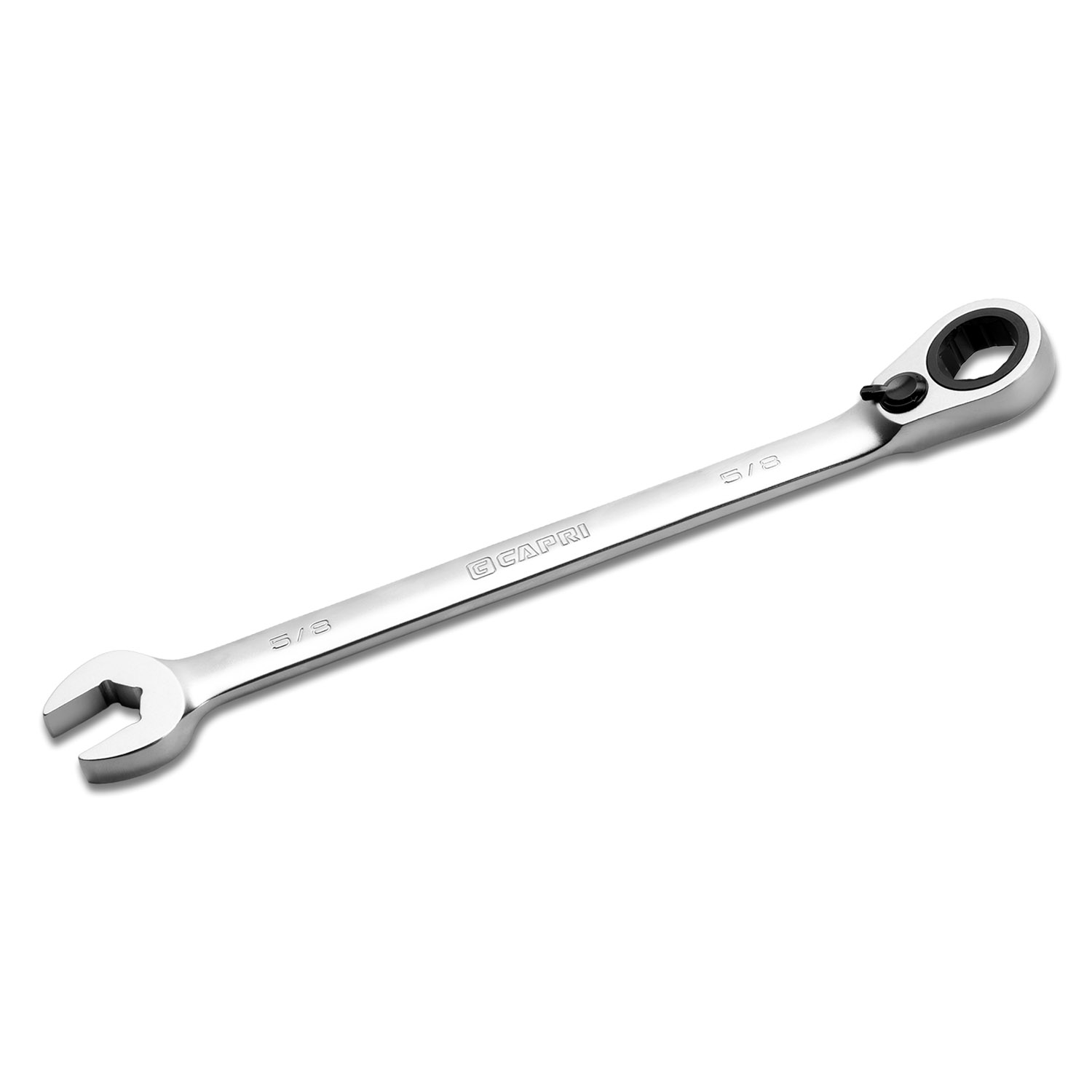 Capri Tools 6-Point Reversible Ratcheting Combination Wrench, Long Pattern, 5/8 in., SAE