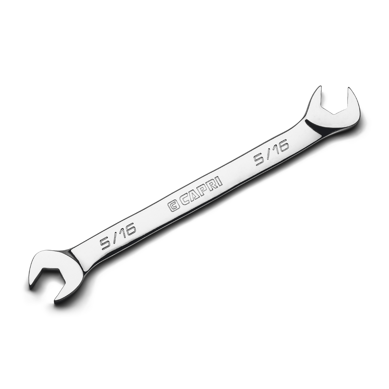 Capri Tools 5/16 in. Angle Open End Wrench, 30Â° and 60Â° angles, SAE