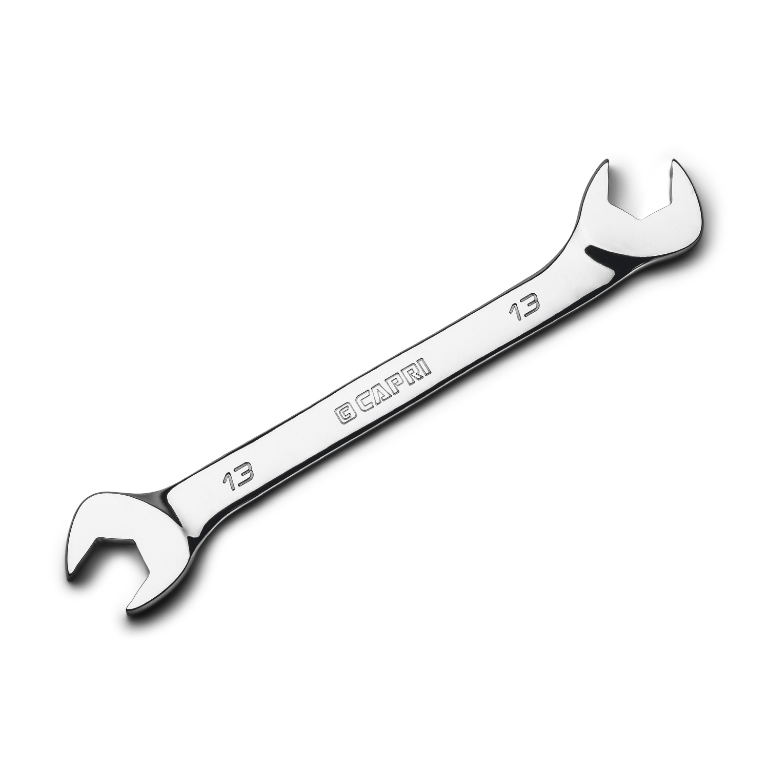 Capri Tools 13 mm Angle Open End Wrench, 30Â° and 60Â° angles, Metric
