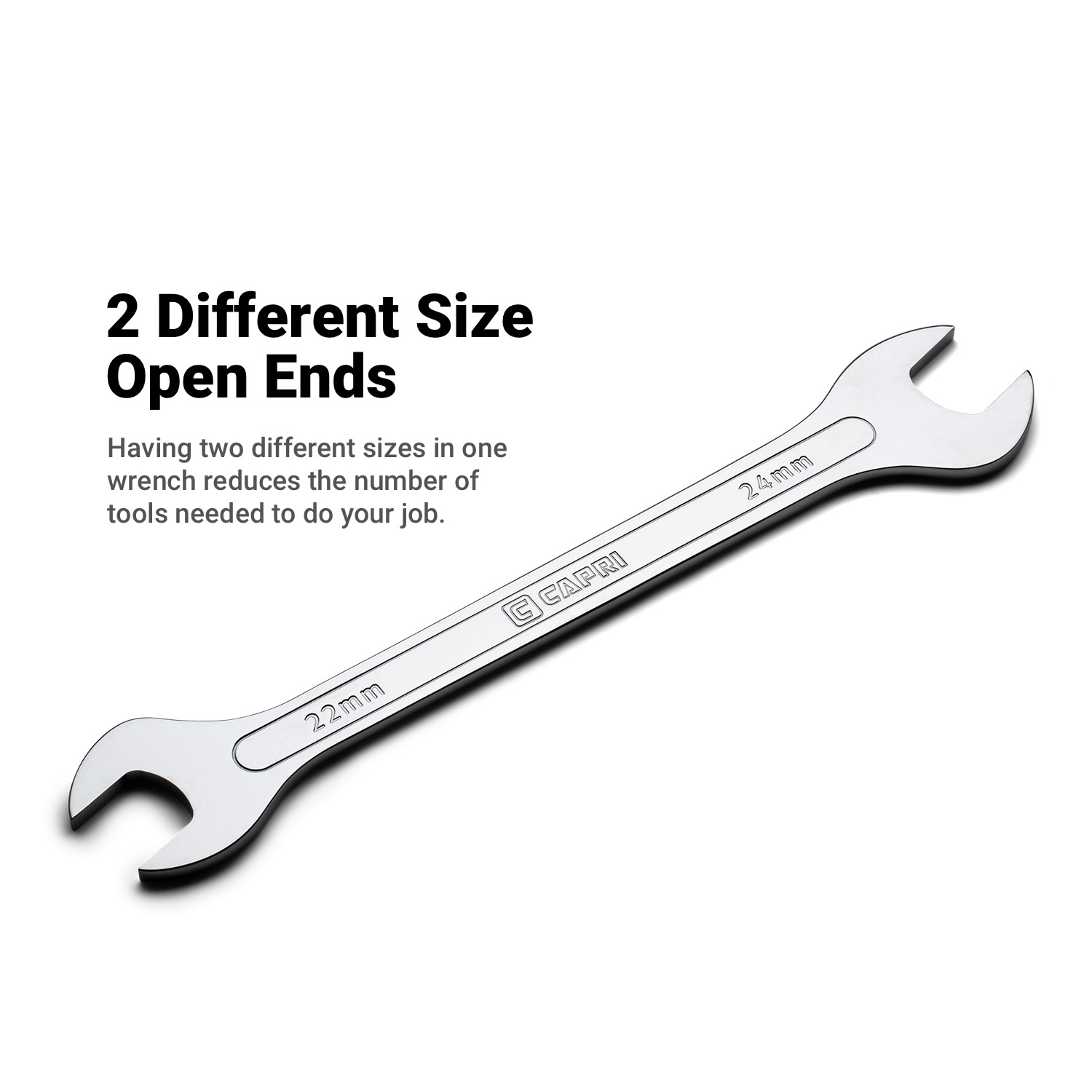 Capri Tools 1-3/16 in. x 1-1/4 in. Super-Thin Open End Wrench, SAE