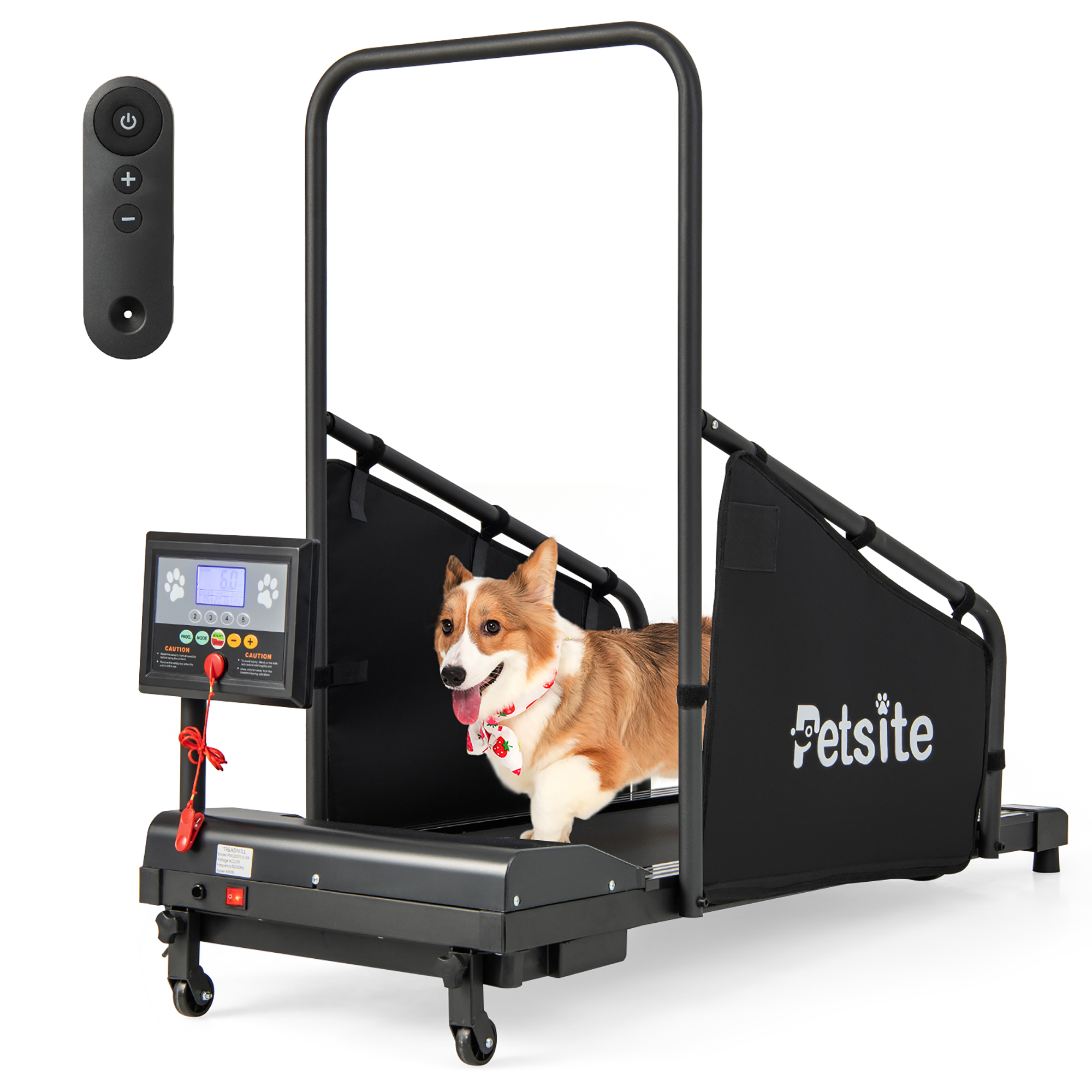 Costway Dog Treadmill for Small/Medium Dogs Indoors Pet Running Training Machine
