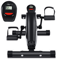 Costway Goplus Portable Under Desk Bike Pedal Exerciser Adjustable Magnetic Resistance