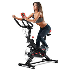 Costway Gymax Indoor Cycling Bike Exercise Cycle Trainer Fitness Cardio Workout LCD Display