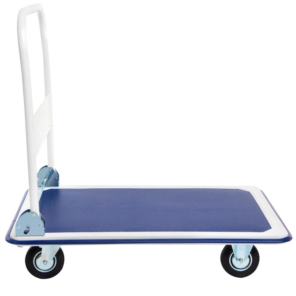 Costway 660lbs Platform Cart Dolly Folding Foldable Moving Warehouse Push Hand Truck