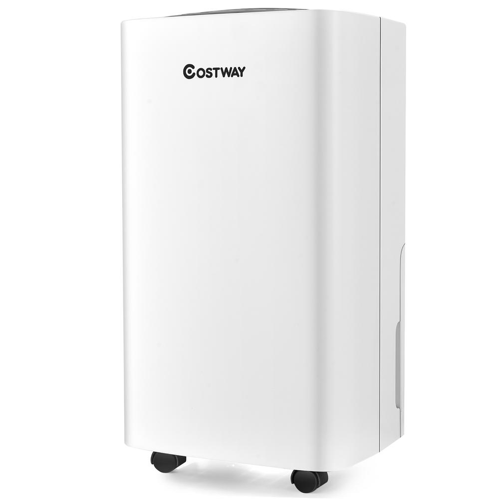 Costway 1500 Sq. Ft Portable 24 Pints Dehumidifier For Medium To Large Spaces