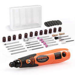 Costway Cordless Rotary Tool Kit Lithium-Ion Battery Powered 3 Speed w /40 Accessories