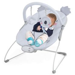 Costway Portable Baby Bouncer Vibration Infant Rocker Seat with Detachable Toy Bar