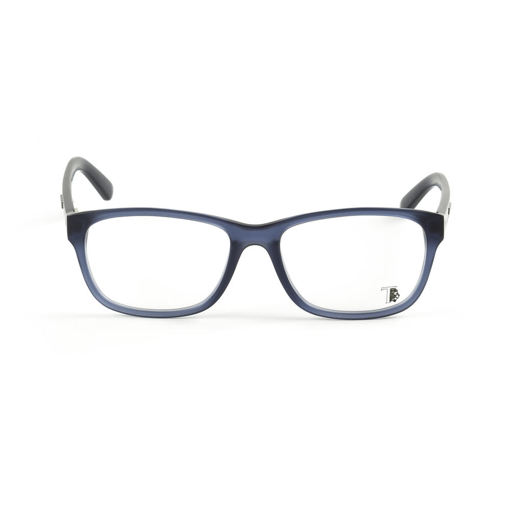 Tod's Full Rim Rectangular Eyeglass Frames TO5147 55mm Grey-Turquoise
