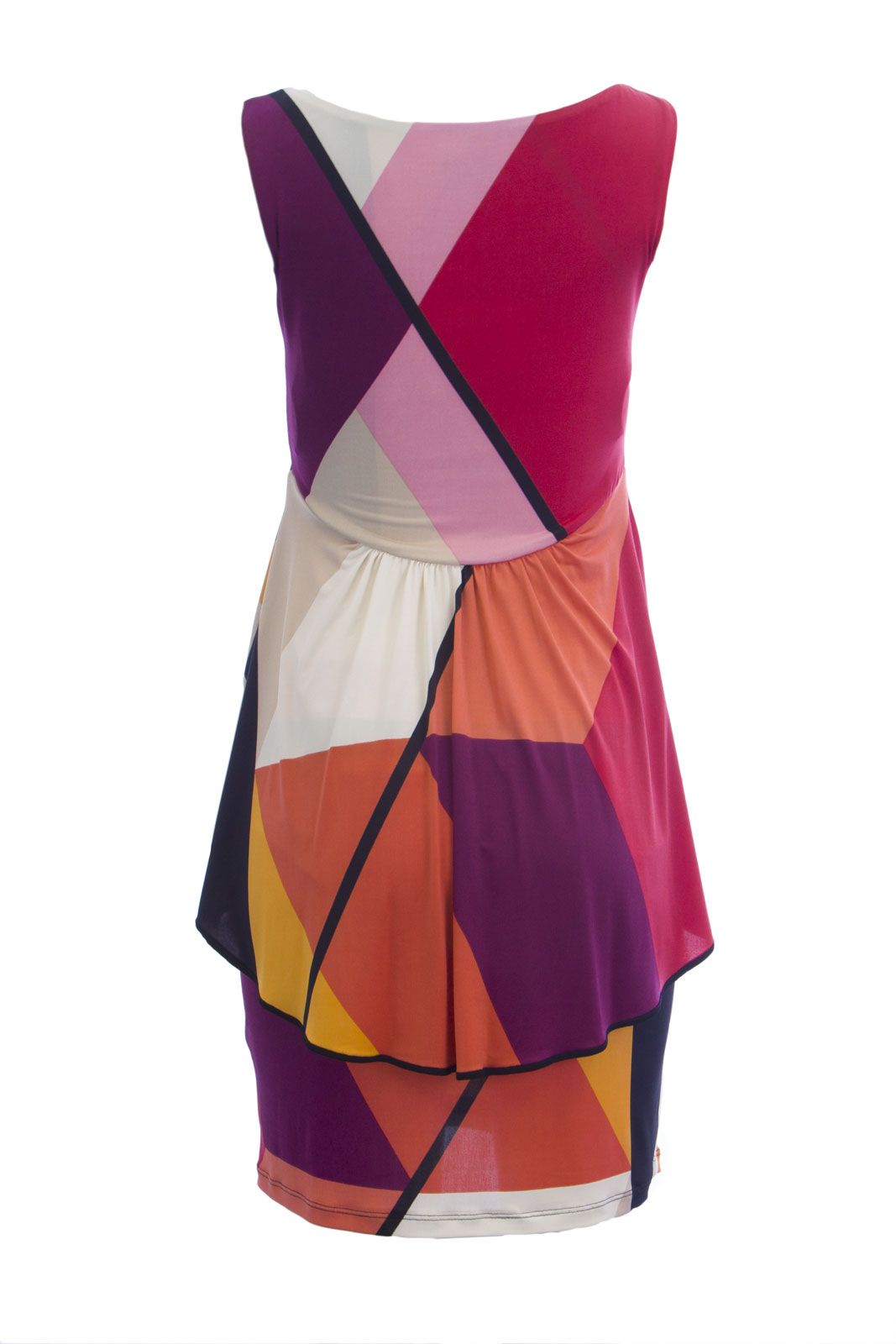 Olian Olian Maternity Women S Multi Abstract Print Peplum Empire