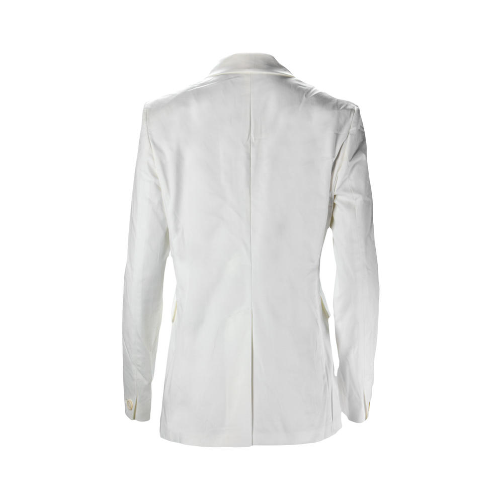 Max Mara Studio Max Mara Women S Brusson White One Button Blazer Sz 12 575 Nwt