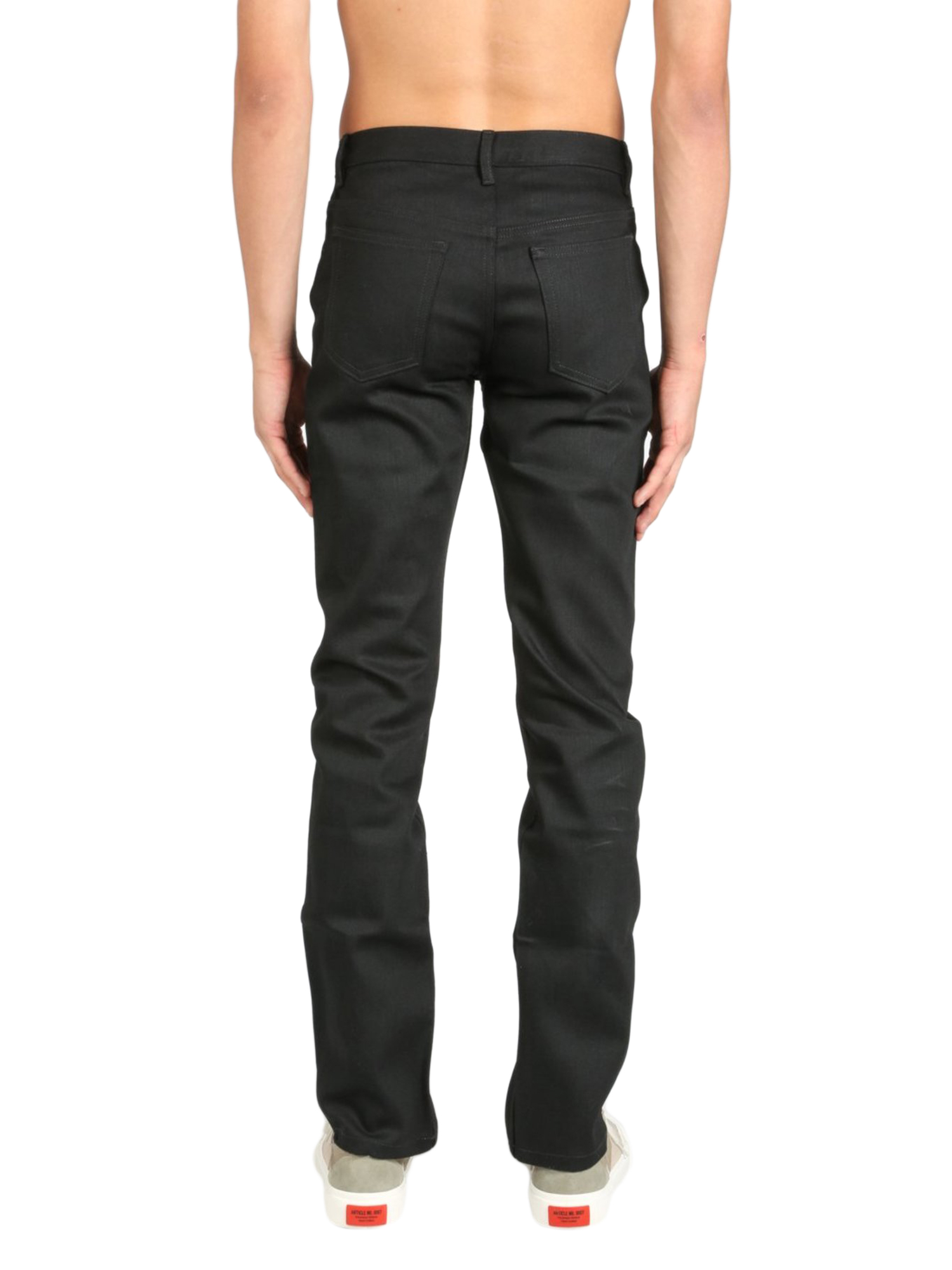 A.P.C. Unisex Black New Standard Denim Jeans Sz 24 $210 NWT