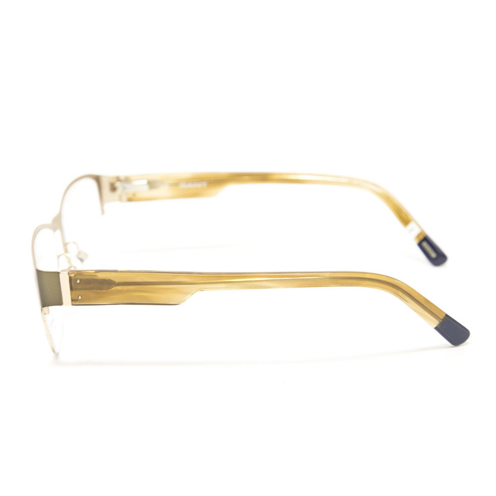 Gant USA Gant Nicholas Semi-Rimless Oblong Eyeglass Frames 54mm - Satin Olive NEW