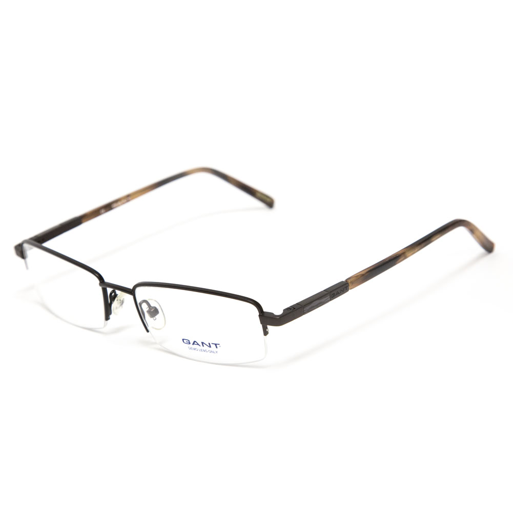 Gant USA Gant Heights Semi-Rimless Eyeglass Frames 54mm - Brown NEW