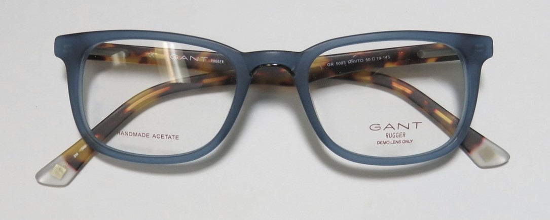 Gant USA GANT  RUGGER Men's GR5003 Sqaure Eyeglass Frames 50-19-145 -Teal NEW