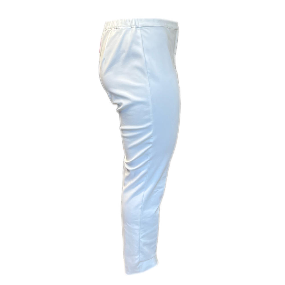 MARINA RINALDI Women's White Remo Slim Fit Dress Pants $255 NWT