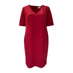 Marina Rinaldi Women's Red Ocraceo Sheath Dress NWT