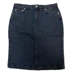 BLK DNM Women's Blue Od Black Denim Jeans Skirt 14 Size 26 NWT