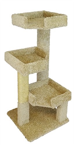 New Cat Condos Furniture Scratchers Sears New Cat Condos 46 Solid Wood Triple Kitty Pad