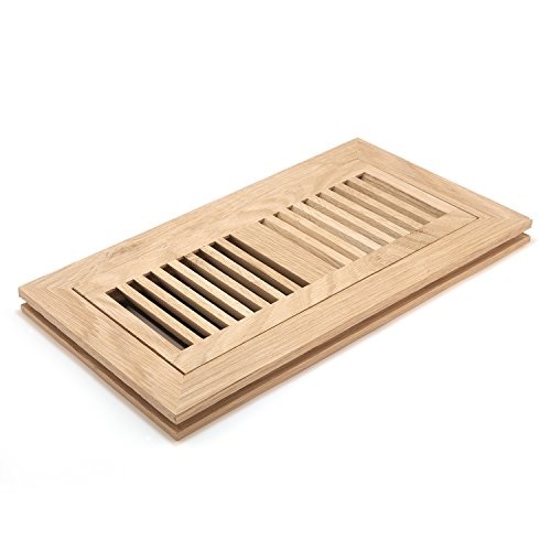 Accord Ventilation Aofmwu410 Floor Register With Flushed Accord Ventilation Aofmwu410 Floor Register With Flushed Mount Louvered 4 Inch X 10 Inchduct Opening Measurements Unfinished White Oak