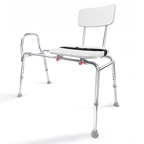 Eagle Health Supplies Sliding Shower Transfer Bench With Cut Out